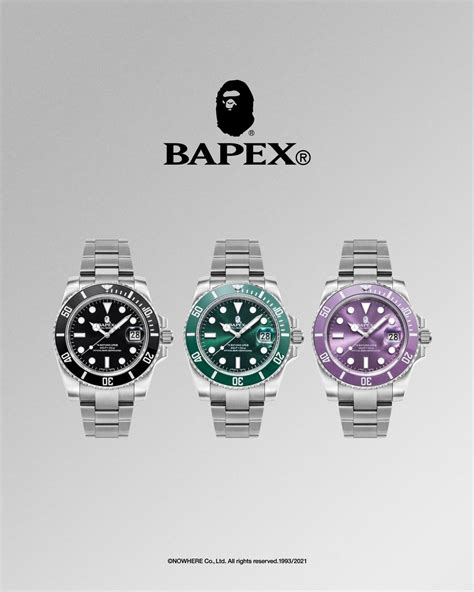 bape rolex watch|TYPE 10 BAPEX® – us.bape.com.